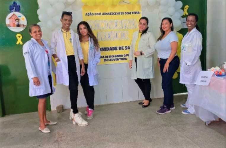 Camacã: PSF Dr. Aníbal Cavalcanti de Leoventura realiza ação Promover para Prevenir para adolescentes